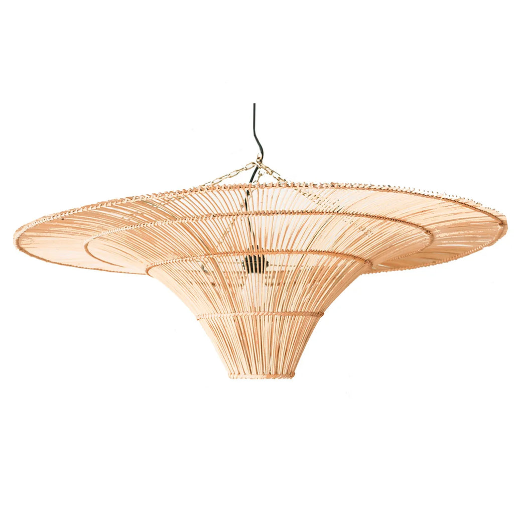 Abat-jour Sky en rotin - Naturel - XXL - Bazar Bizar