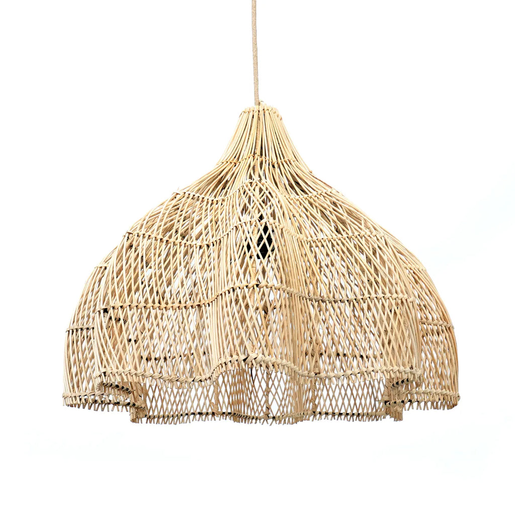 Abat-jour Whipped en rotin - Naturel - M - Bazar Bizar