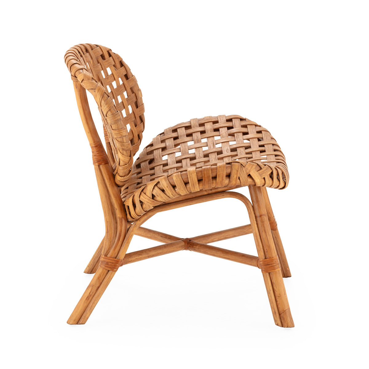 Fauteuil lounge Boracay en rotin naturel