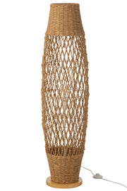 Lampe sur pied Minorque en jute tressé naturel - J-Line