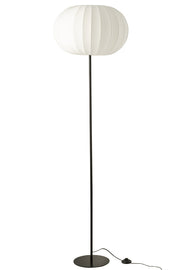 Lampadaire Kora en métal/textile blanc - J-Line