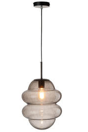 Suspension luminaire Kemi en verre gris - J-Line