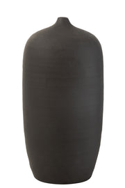 Vase Hitam en ciment noir - J-Line