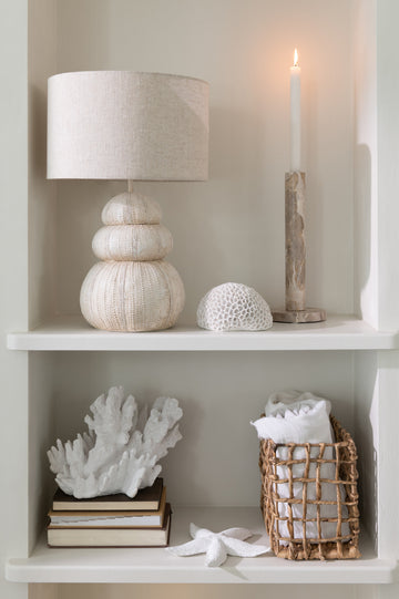 Lampe à poser Ubud oursin en poly - J-Line