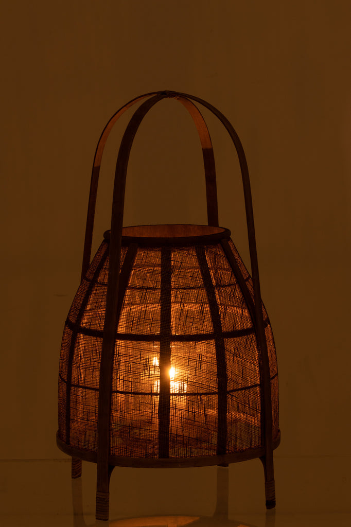 Lampe à poser Cannes en bambou medium - J-Line