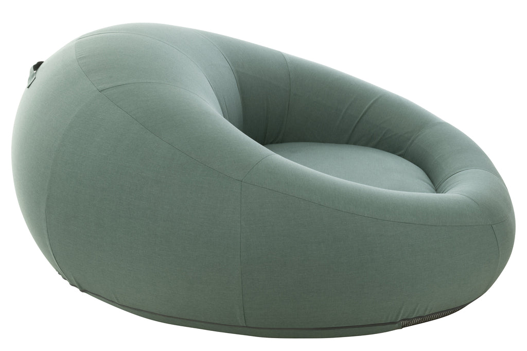 Pouf de piscine Donut en polypropylène vert - J-Line