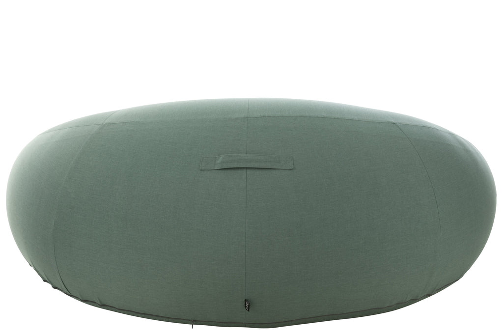 Pouf de piscine Donut en polypropylène vert - J-Line