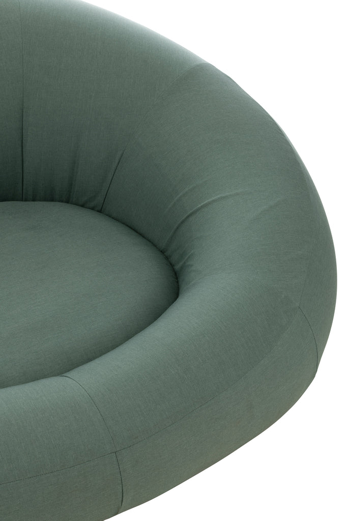 Pouf de piscine Donut en polypropylène vert - J-Line