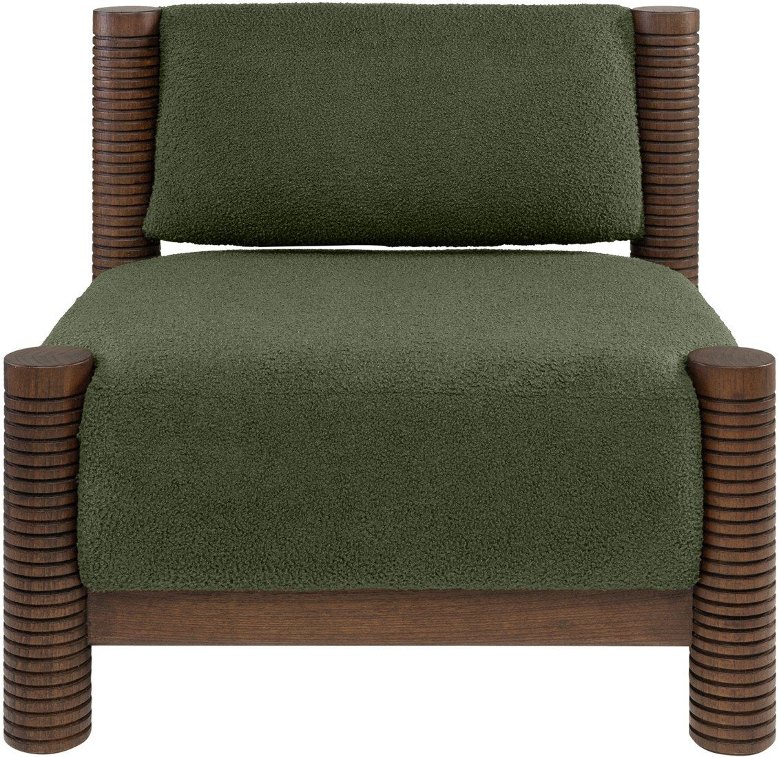 SUR DEVIS - Fauteuil en Bois de Mindi - Versmissen - Club Pelita