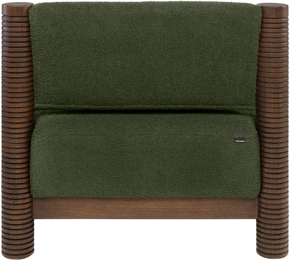SUR DEVIS - Fauteuil en Bois de Mindi - Versmissen - Club Pelita