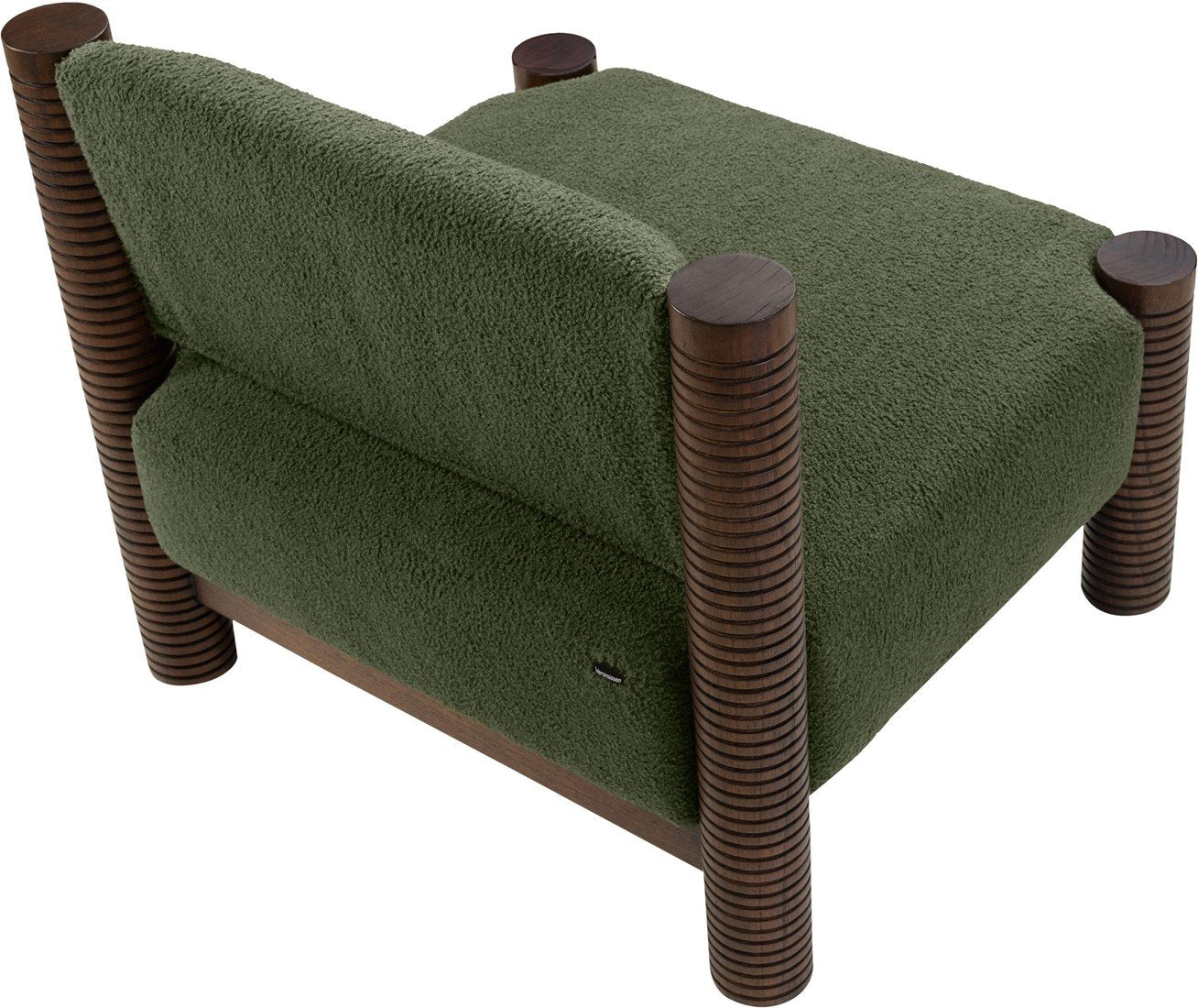 SUR DEVIS - Fauteuil en Bois de Mindi - Versmissen - Club Pelita