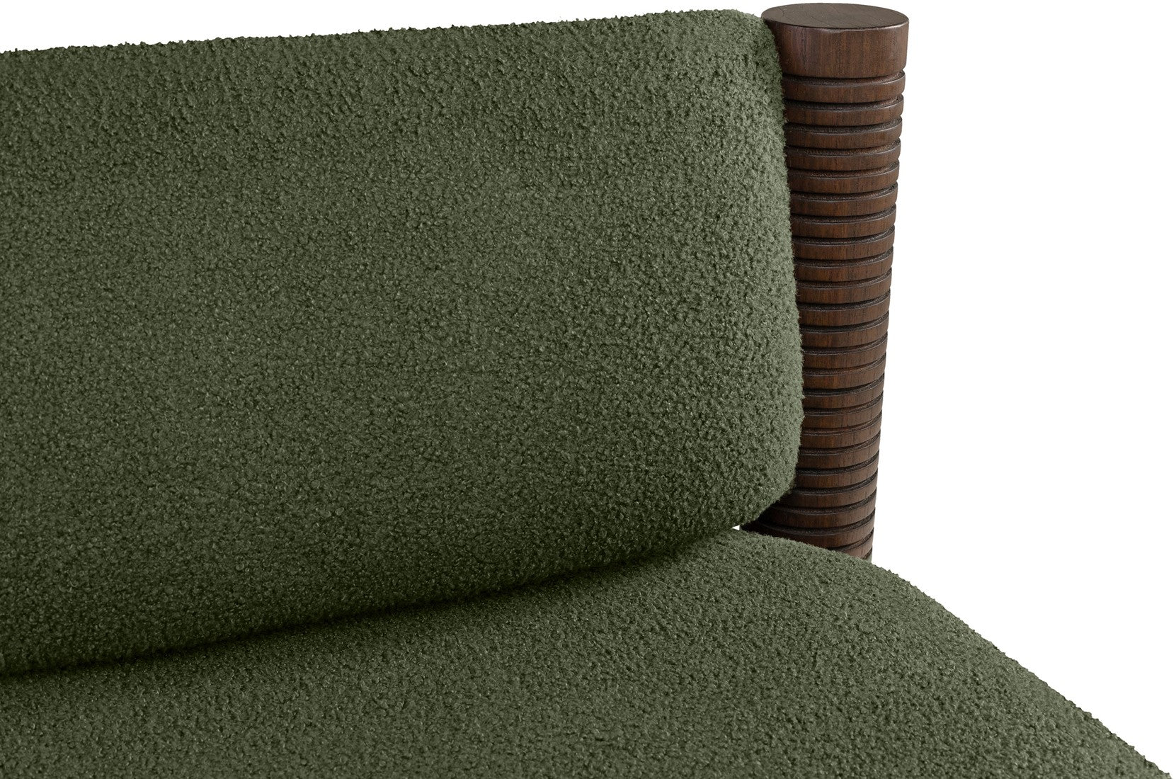 SUR DEVIS - Fauteuil en Bois de Mindi - Versmissen - Club Pelita