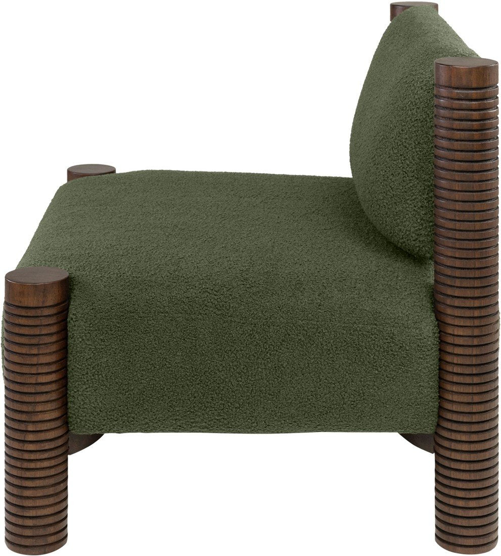SUR DEVIS - Fauteuil en Bois de Mindi - Versmissen - Club Pelita