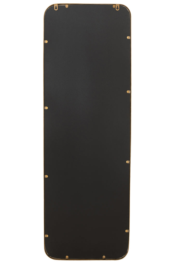 Miroir sur pied Morina cadre doré - J-Line