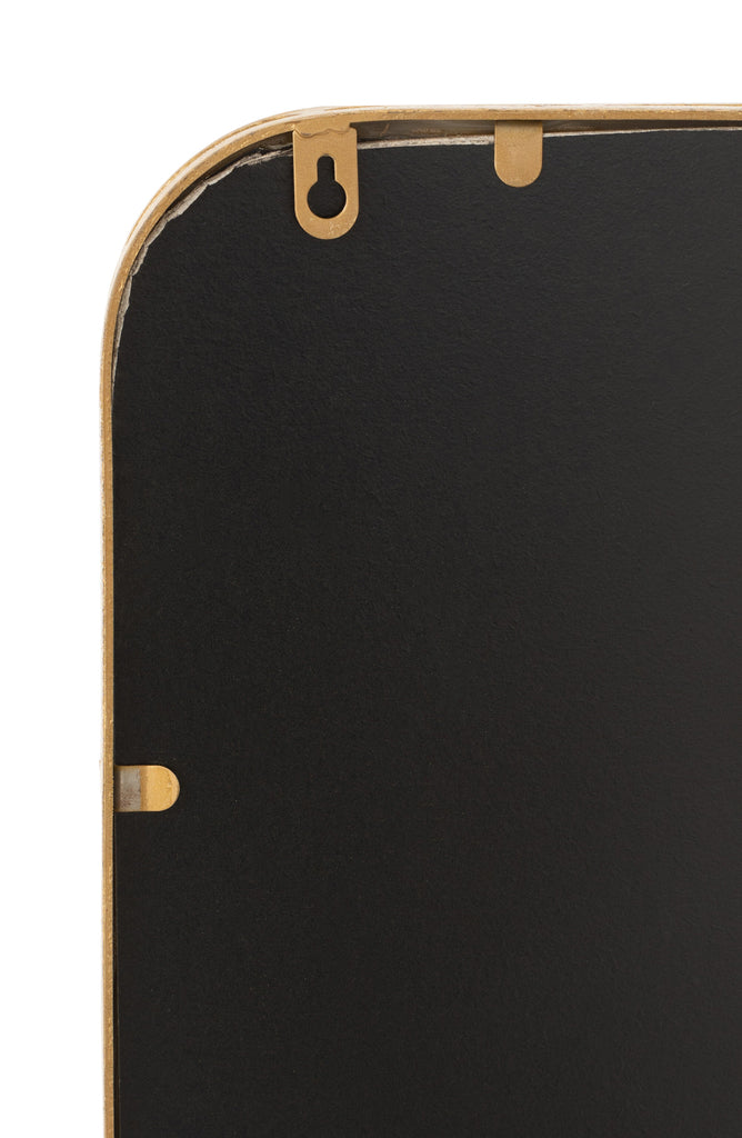 Miroir sur pied Morina cadre doré - J-Line