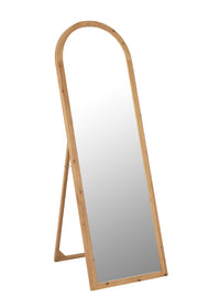 Miroir sur pied Anne en bois de sapin naturel - J-Line