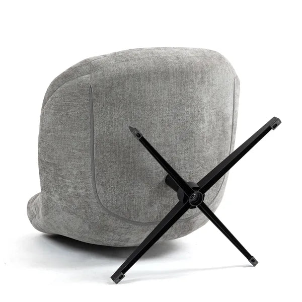 Fauteuil Molto pivotant gris clair