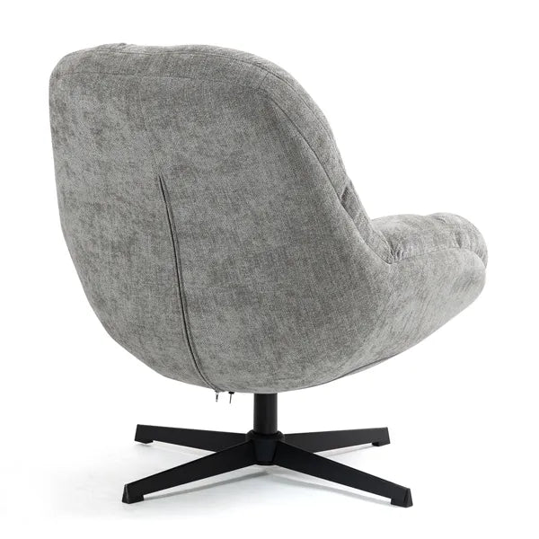 Fauteuil Molto pivotant gris clair