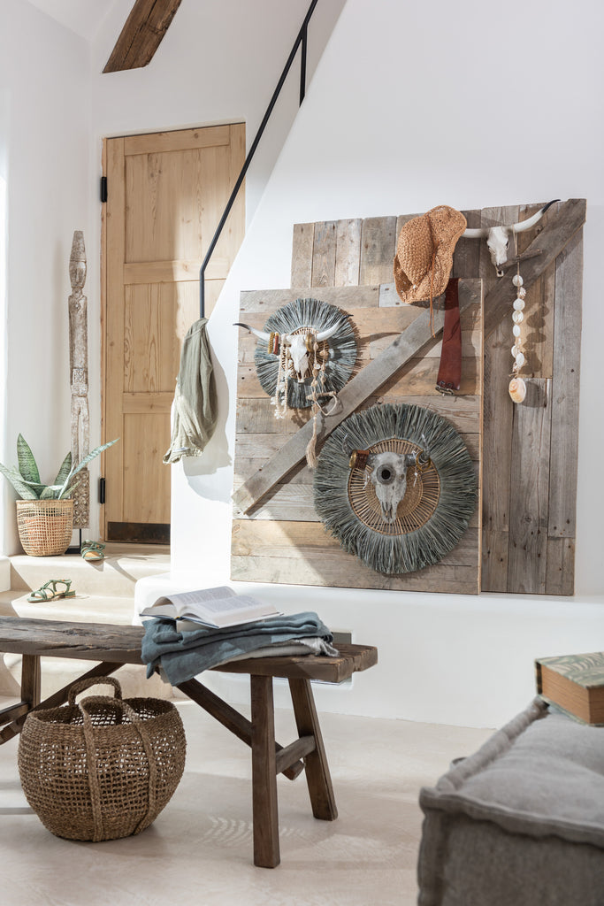 Set de 2 paniers Tosai en jonc de mer naturel - J-Line