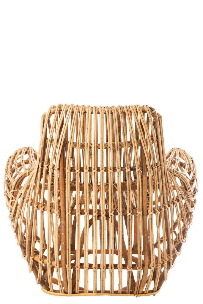 Fauteuil lounge Ana en rotin naturel - J-Line