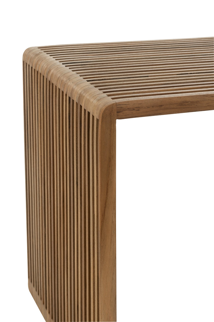 Set de 2 tables basses Tabanan en teck recyclé naturel - J-Line