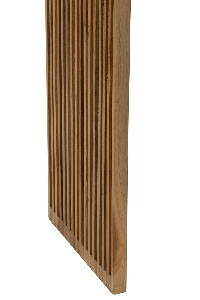 Set de 2 consoles Tabanan avec étagère en teck recyclé - J-Line