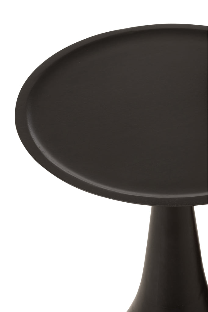Set de 2 tables d'appoint Alberta en bois de manguier marron et noir - J-Line