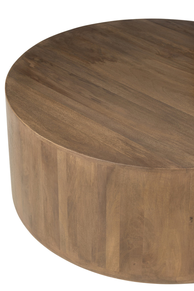 Set de 2 tables  basses Sabang en bois de manguier marron - J-Line