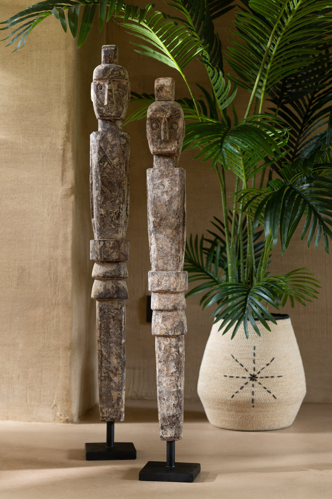 Set de 3 paniers Lombok en jonc de mer naturel - J-Line