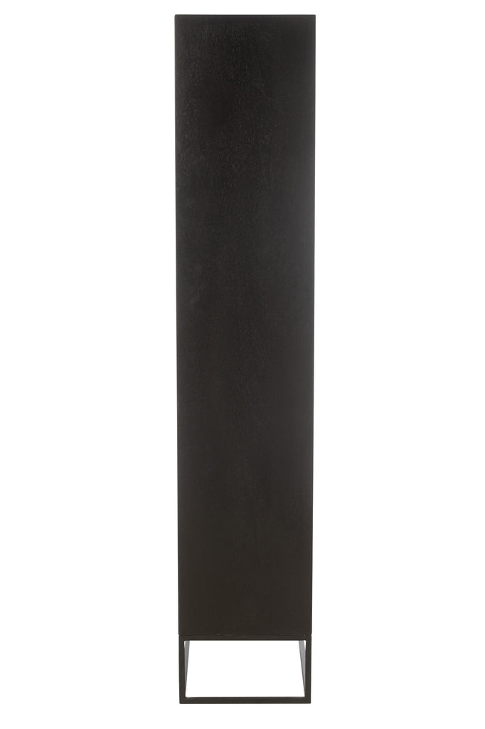 Étagère Lhokseumawe en bois de manguier noir - J-Line