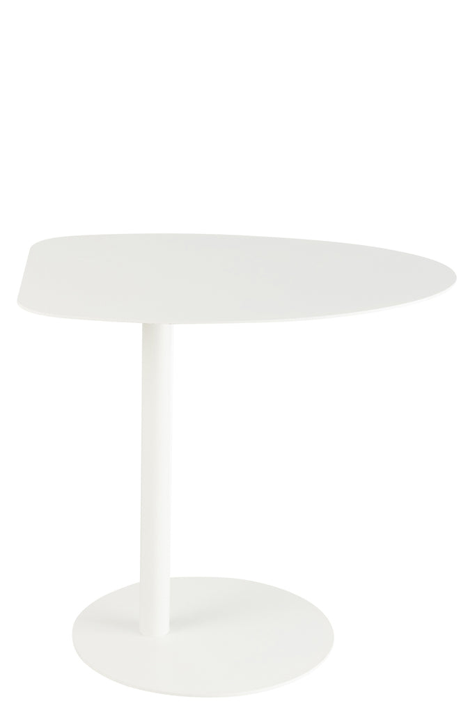 Table d'appoint Alicante en métal blanc - J-Line