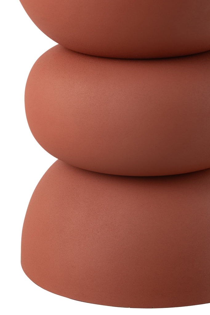 Table d'appoint Lise en fer  rouge - J-Line