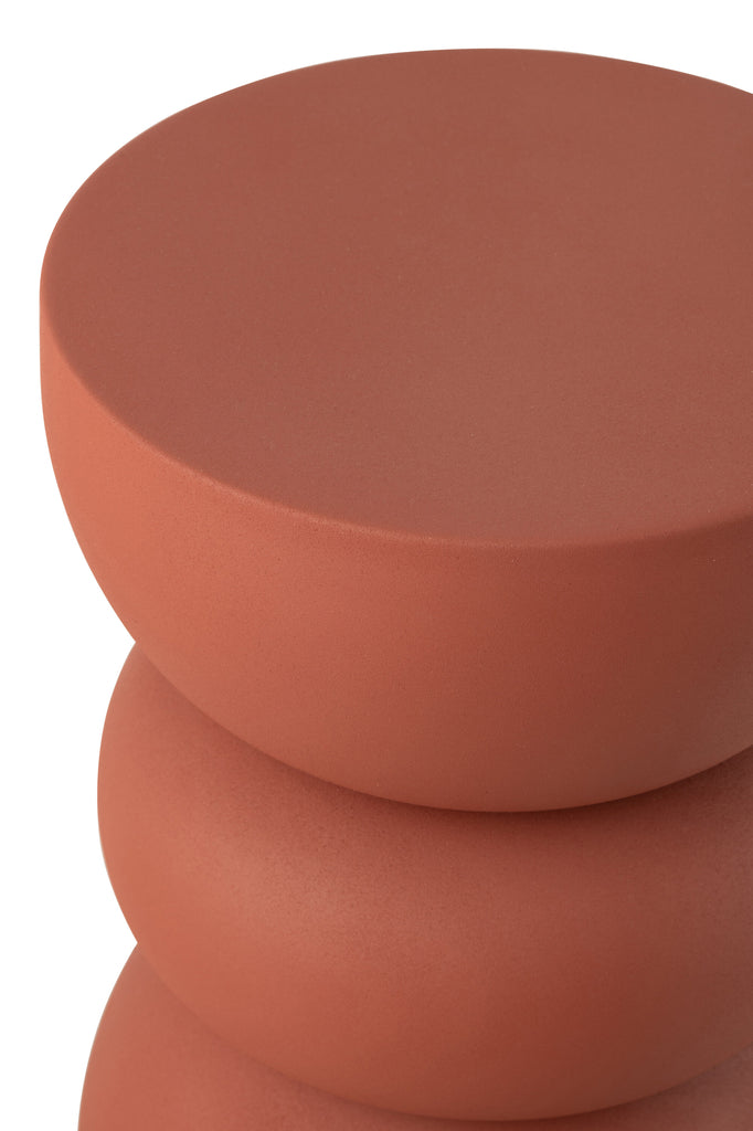 Table d'appoint Lise en fer  rouge - J-Line