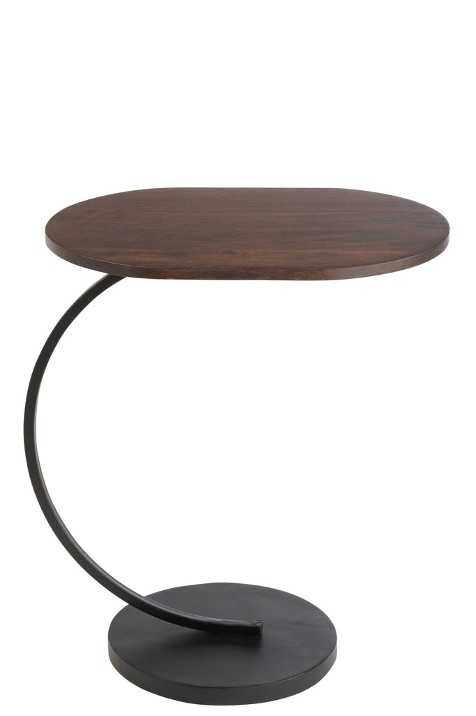 Table d'appoint Bruxelles en bois de manguier - J-Line