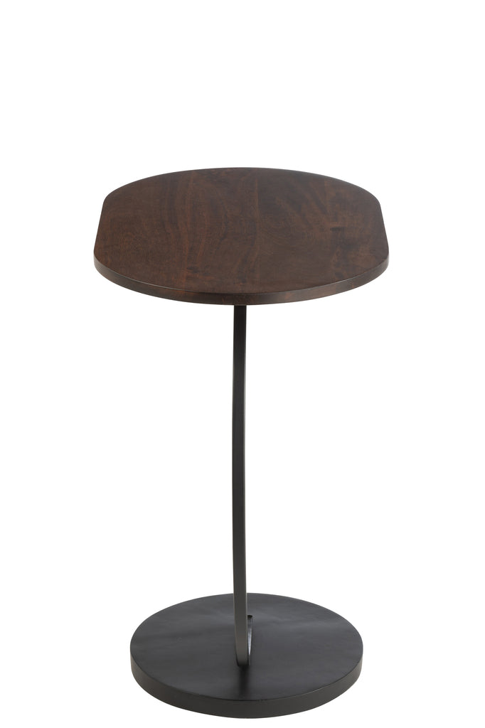 Table d'appoint Bruxelles en bois de manguier - J-Line