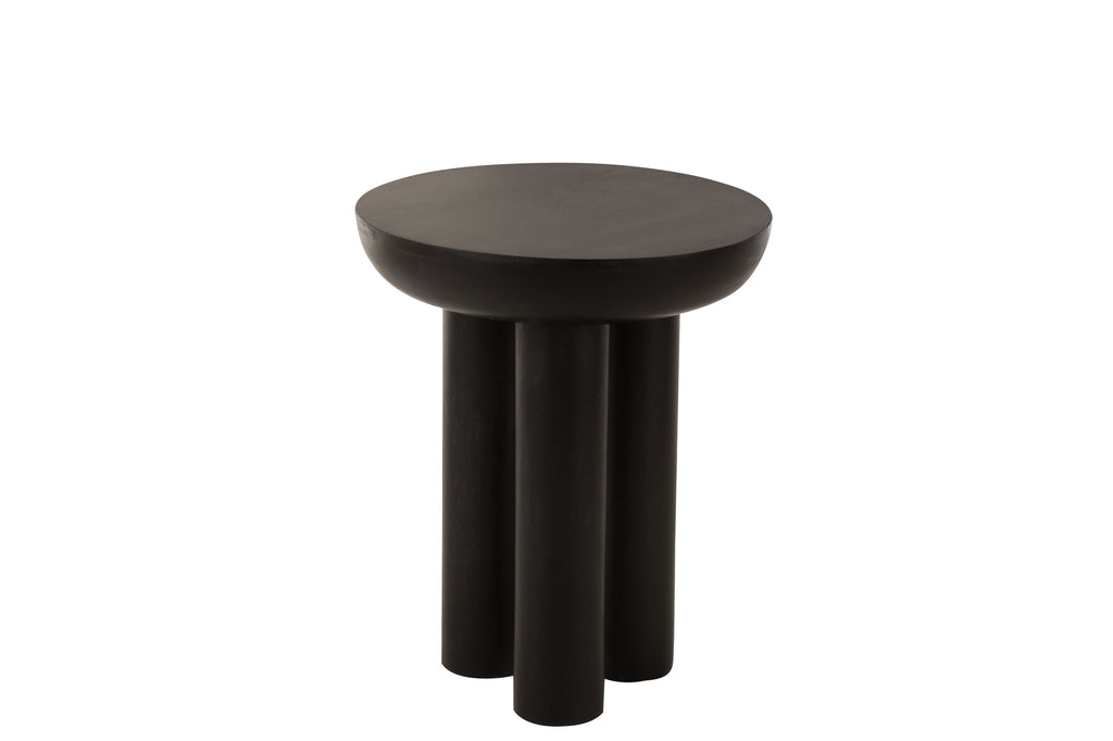 Table d'appoint Tiga en bois de manguier noir - J-Line