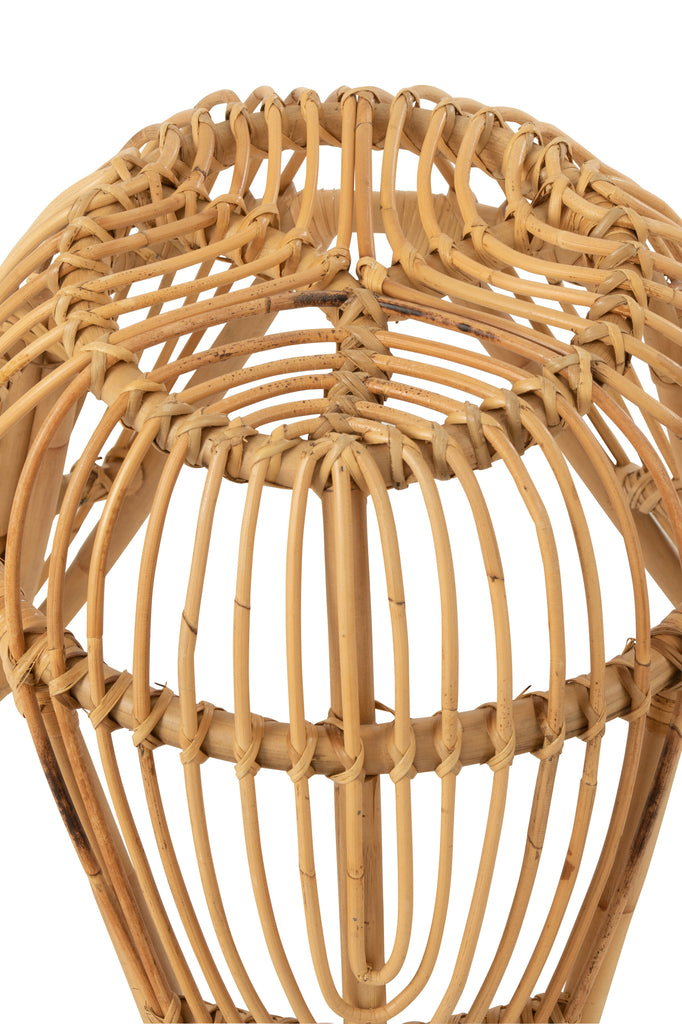 Tabouret Cyrine en rotin - J-Line