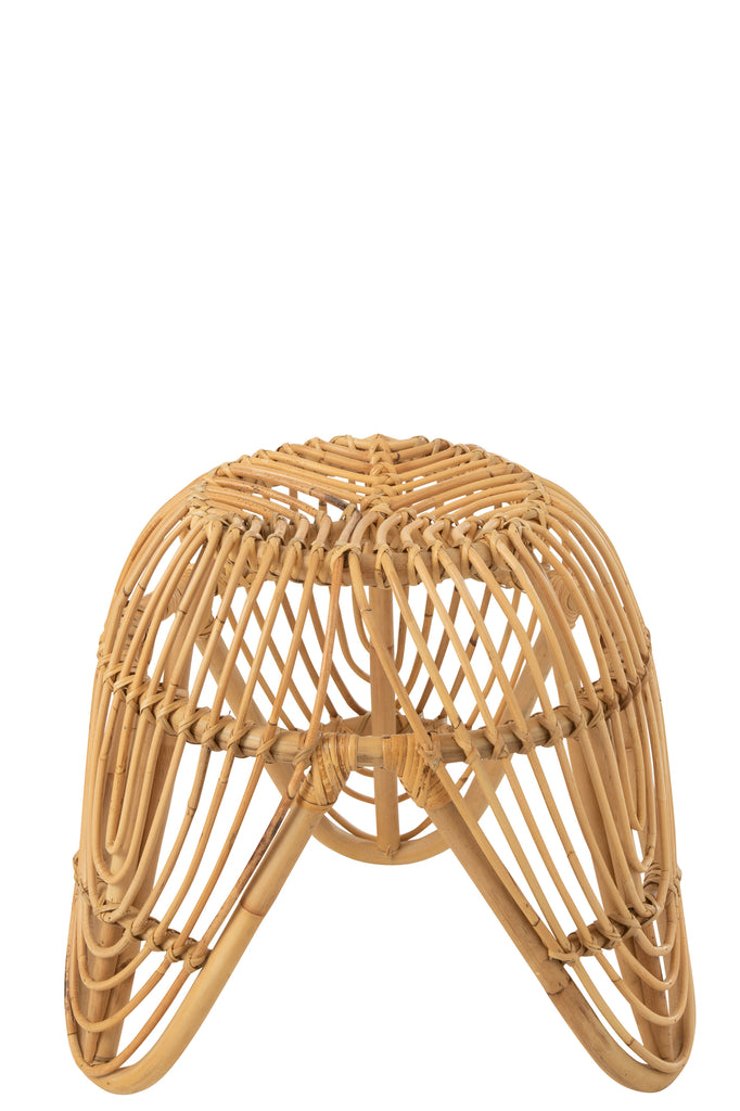 Tabouret Cyrine en rotin - J-Line