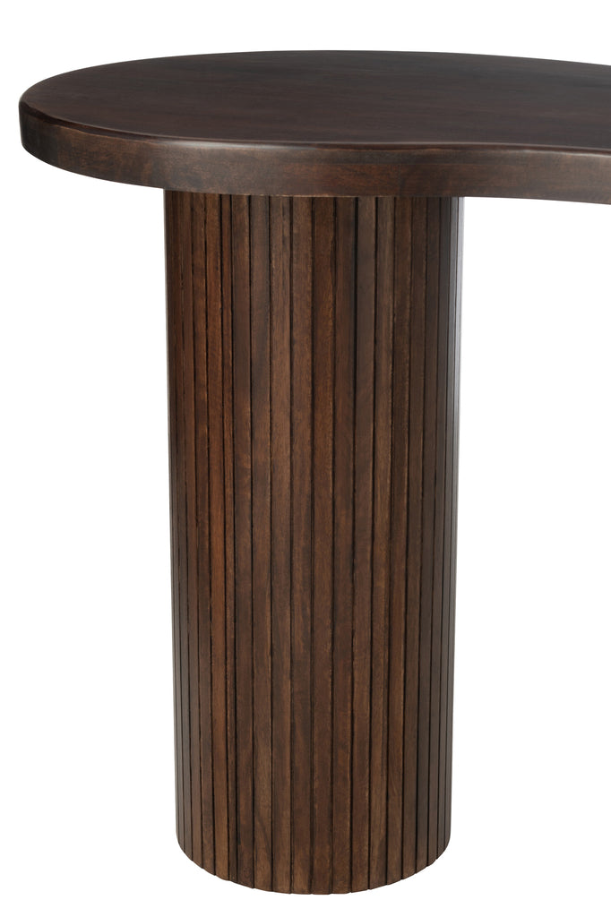 Console Lhokseumawa en bois de manguier marron - J-Line