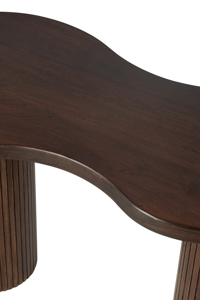 Console Lhokseumawa en bois de manguier marron - J-Line