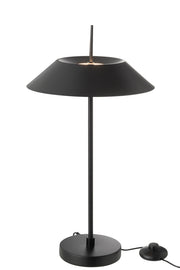 Lampe à poser LED Gisborne en métal noir- J-Line