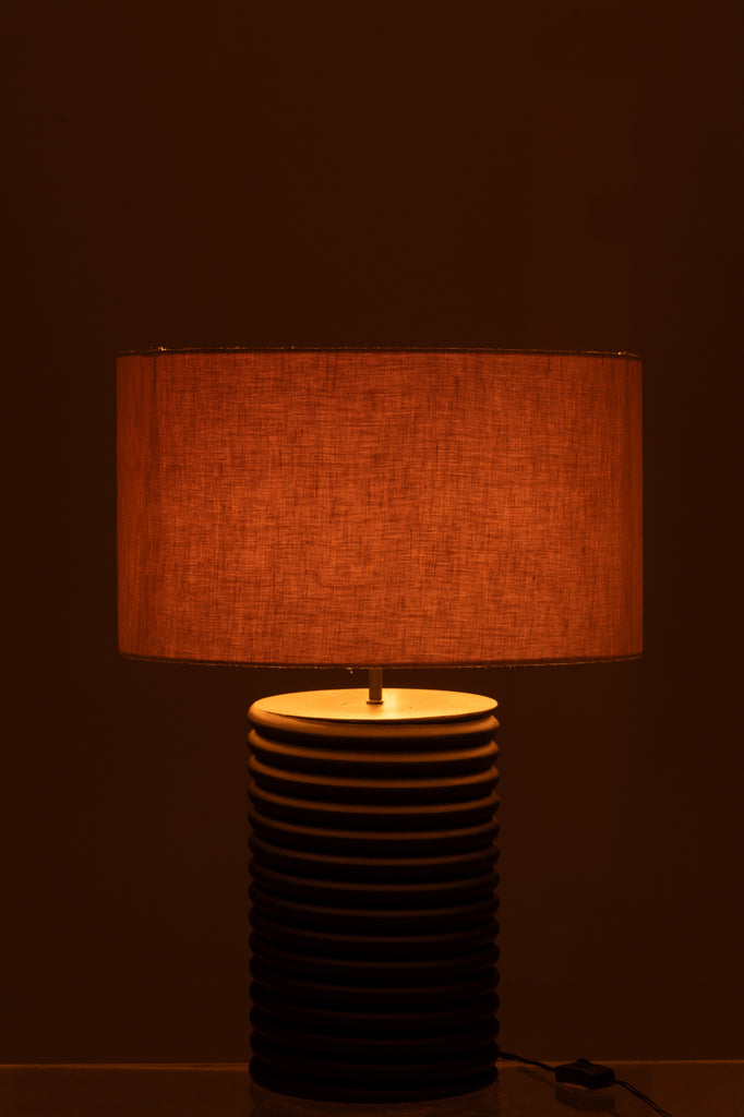 Lampe à poser Mentawai en bois d'ailanthus - J-Line