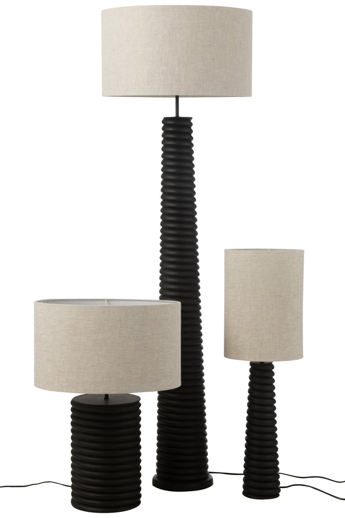 Lampe à poser Mentawai en bois d'ailanthus - J-Line