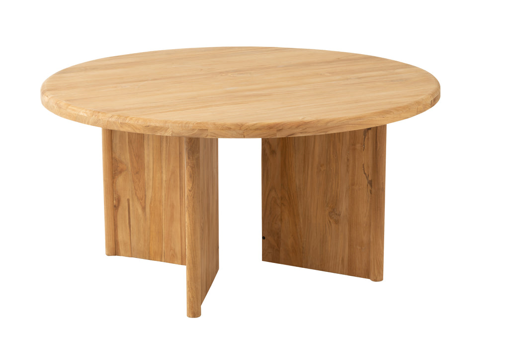 Table à manger ronde Klaten en bois de teck - J-Line