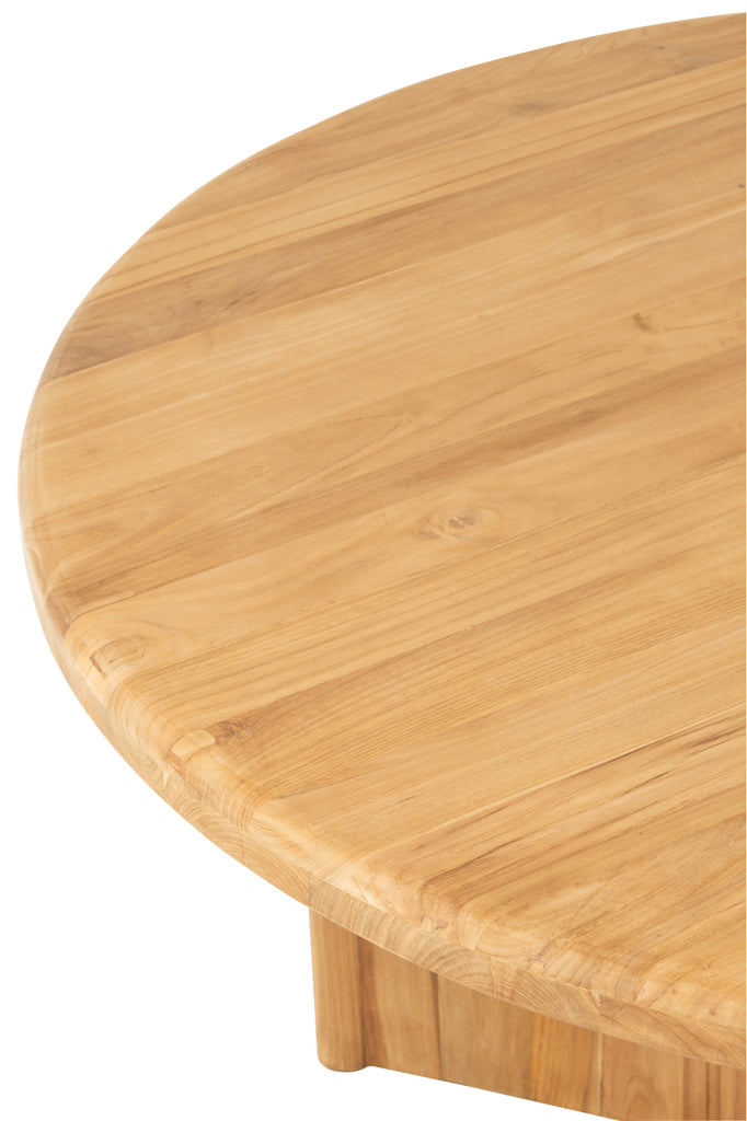 Table à manger ronde Klaten en bois de teck - J-Line