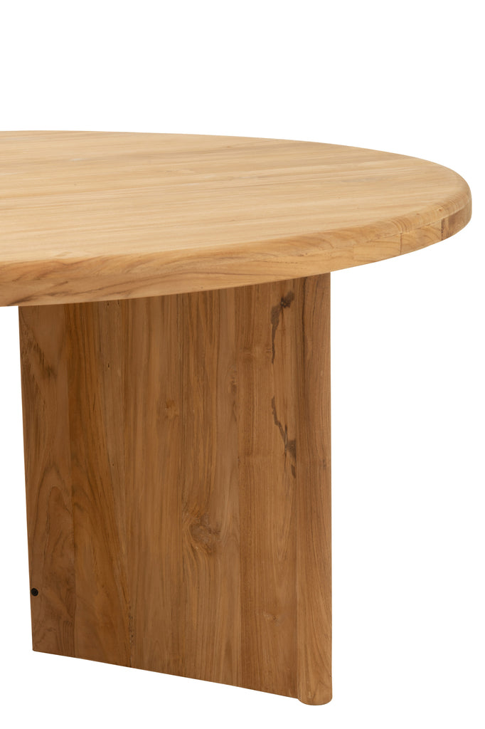 Table à manger ronde Klaten en bois de teck - J-Line
