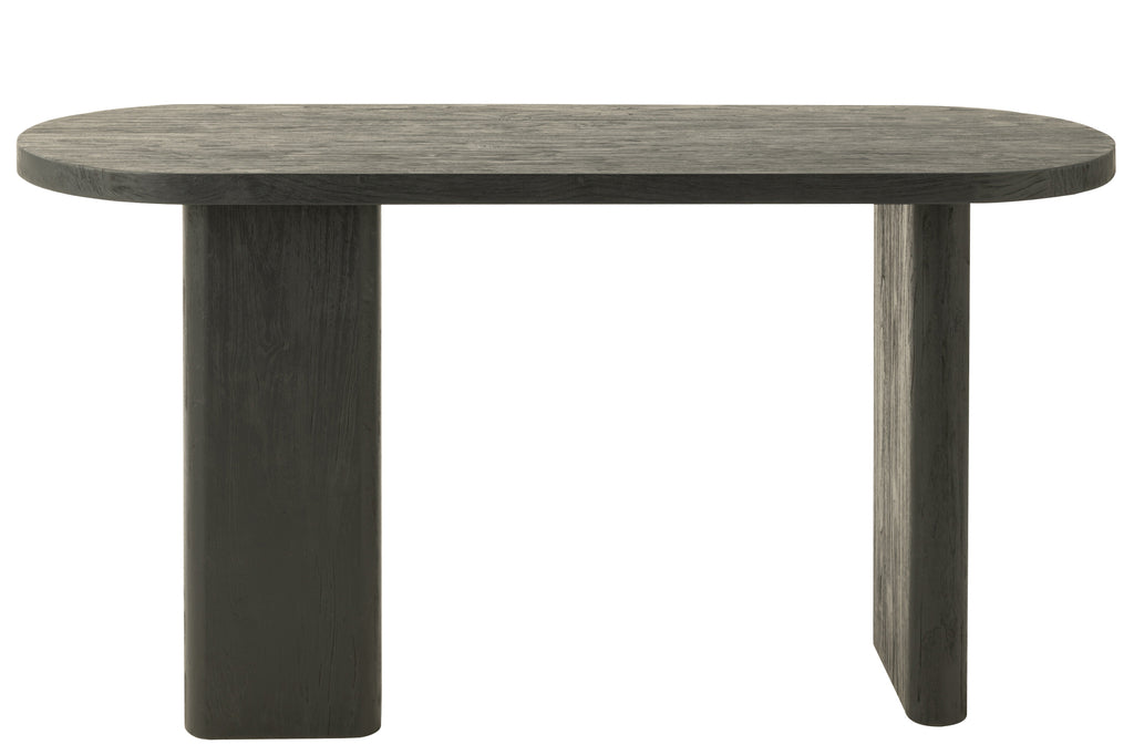 Console Klaten en bois de teck noir - J-Line