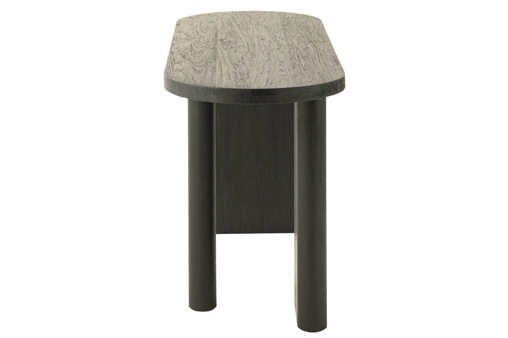 Console Klaten en bois de teck noir - J-Line