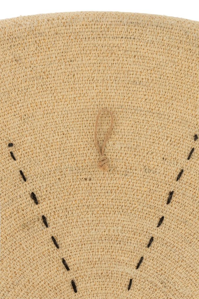 Décoration murale en jonc de mer naturel - J-Line