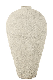 Vase Antique en ciment blanc medium - J-Line